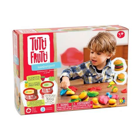 Tutti Frutti Natural Scented Modeling Dough Hambuger Activity Kit