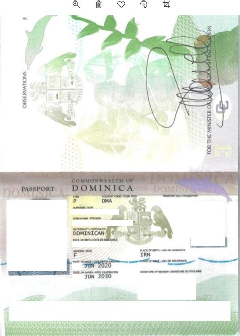 Dominica Passport Issued For Our Respected Iranian Client In June 2020