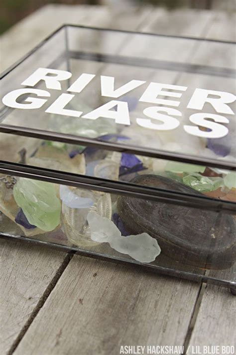 How To Display A Sea Glass Collection Ashley Hackshaw Lil Blue Boo Glass Collection Sea