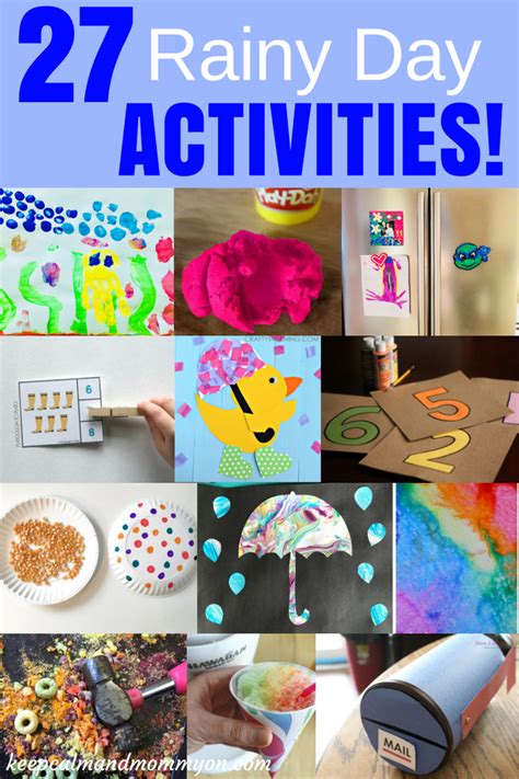 27 Rainy Day Activities For Kids Rainy Day Activities For Kids