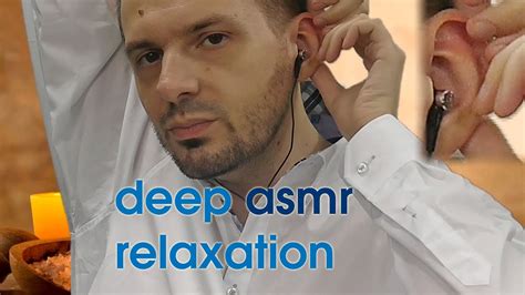 Asmr Binaural Temple Ear Massage Deep Relaxation No Talking 3d Sound Youtube