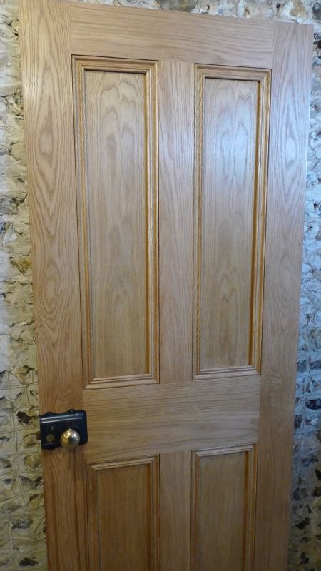 Engineered doors are veneered on to a solid core base, with a solid matching lip of approx. Solid 4 Panel Interior Engineered Oak Door
