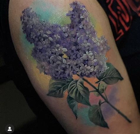 My Lilac Tattoo That Everyone Is Always Impressed By Done By Nick