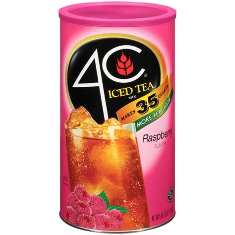 4c Iced Tea Mix Raspberry 549 Lb