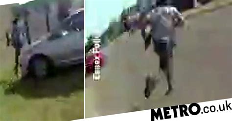 dramatic bodycam footage shows cop chasing teen who hid knife under car metro news