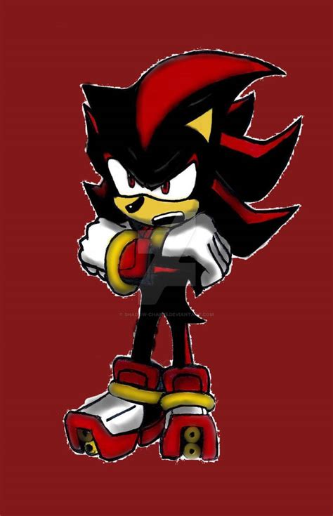 Shadow Crossing His Arms Color Version1 By Shadow Chan15 On Deviantart