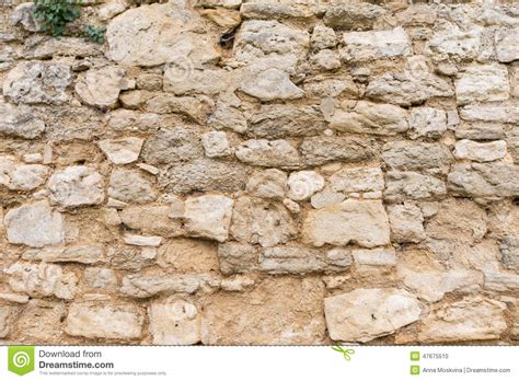 Ancient Stone Wall Background Stock Photo Image 47675510