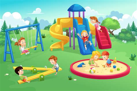 School Playground Cartoon Images Browse 18040 Stock Photos Vectors