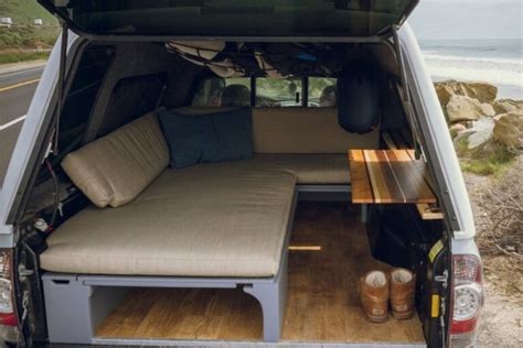 Camper Shell Interior Ideas For Comfortable Truck Camping The