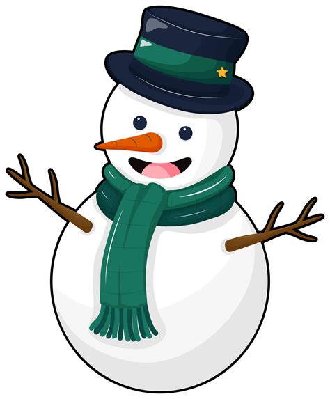 Cute Christmas Snowman Clipartpng File No Background 35041292 Png