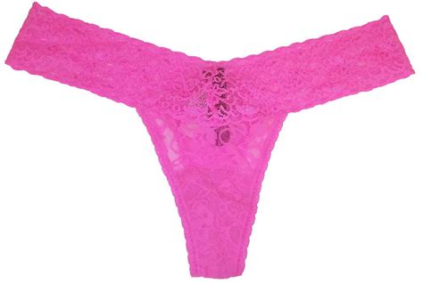 Victoria S Secret The Lacie Sexy Floral Lace Thong Panty One Size