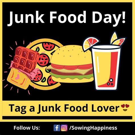 Happy Junk Food Food Day Junk Food Mobile Covers