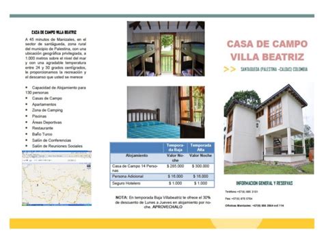 Con seis habitaciones ideal para cinco o seis. Folleto casa rural