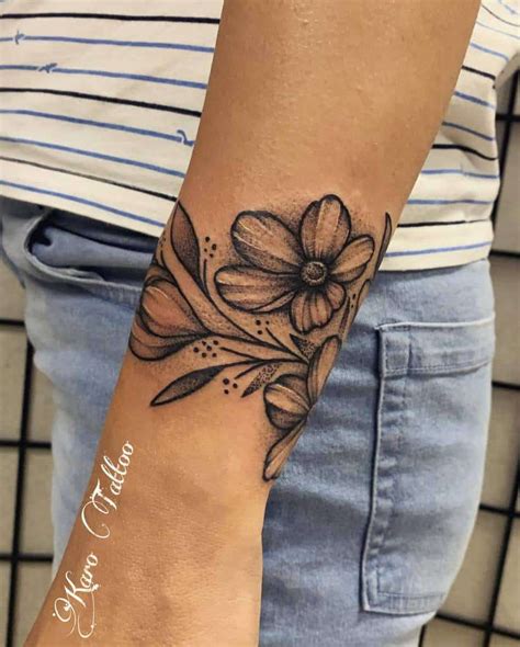 Top 37 Best Flower Wrist Tattoo Ideas 2021 Inspiration Guide