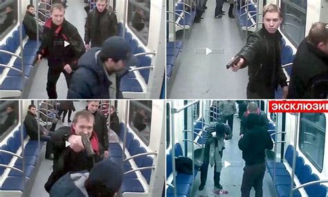 Terrifying Moment Subway Passenger Is Shot In The Face In Racist Attack