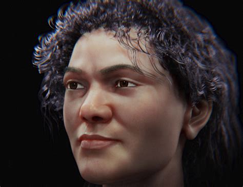 Face Of 45 000 Year Old Woman Reconstructed