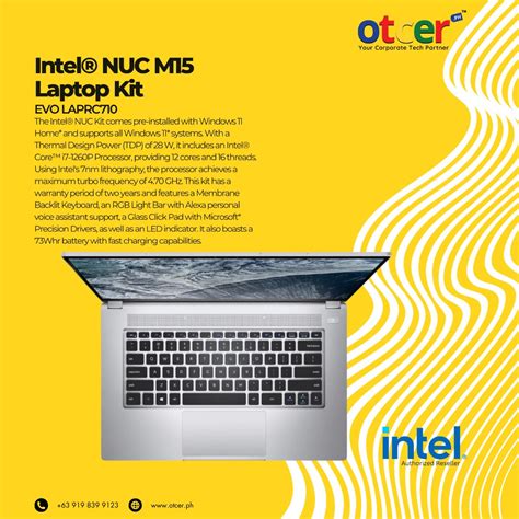 Intel® Nuc M15 Laptop Kit Evo Laprc710 Computers And Tech Laptops
