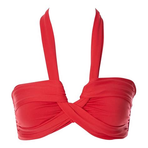 Chilli Red Bandeau Top Brandalley
