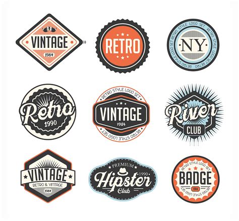 Vintage Logos Vector