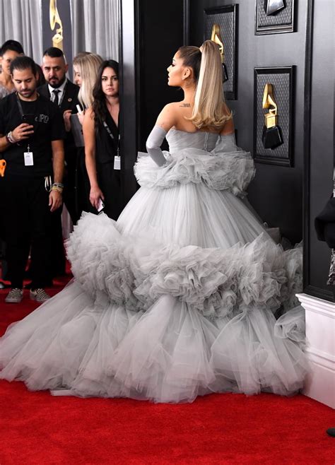 Ariana Grandes Dress At The 2020 Grammy Awards Popsugar Fashion Uk