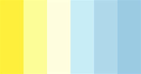 Yellow And Blue Pastels Color Scheme Blue