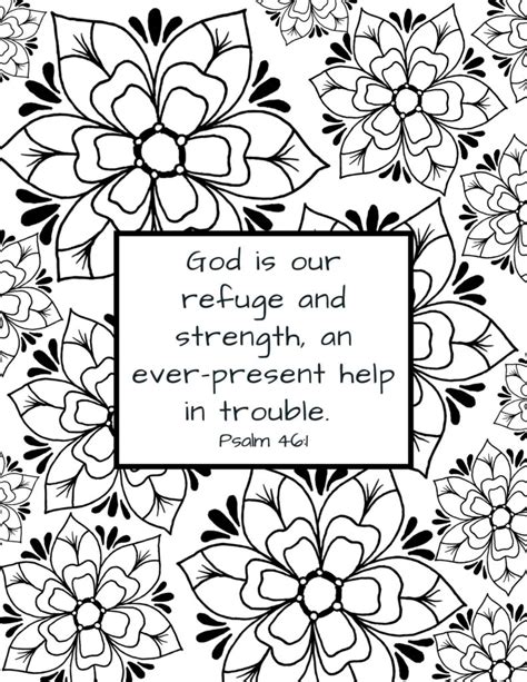 Free Printable Bible Verse Coloring Page Coloring Home