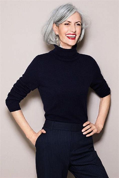 With a short greying wig and frumpy clothes, the spanish actress was a far cry from her usual motherhood giving you grey hairs already? Salt and pepper gray hair. Grey hair. Silver hair. White ...