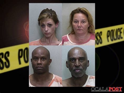 Ocala Post Drug Raid Yields Four Arrests