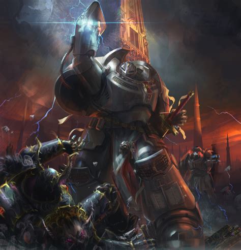 Primaris Grey Knight By Hammk On Deviantart Grey Knights Warhammer