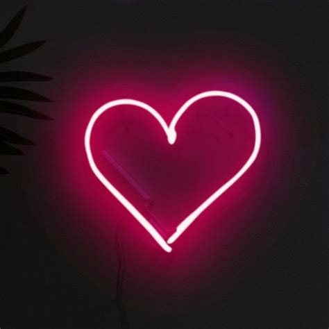Give Your Living Space A Little Love With The Pink Neon Love Heart