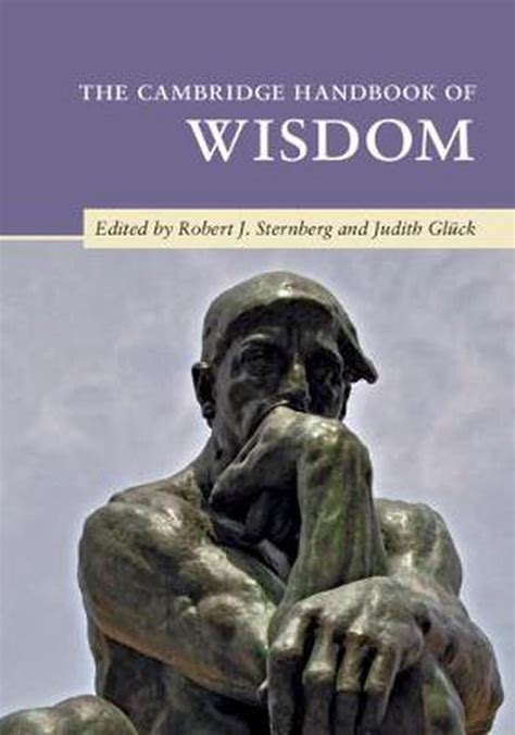 the cambridge handbook of wisdom 9781108700344 robert j sternberg boeken