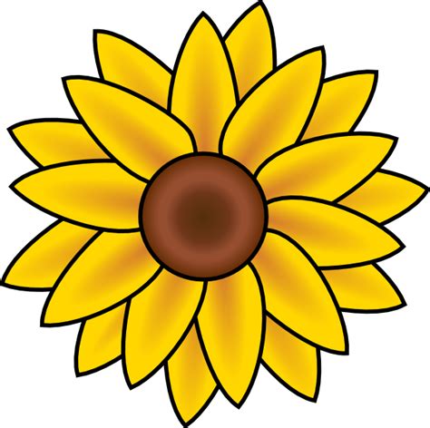 Sunflower Clip Art At Vector Clip Art Online Royalty Free