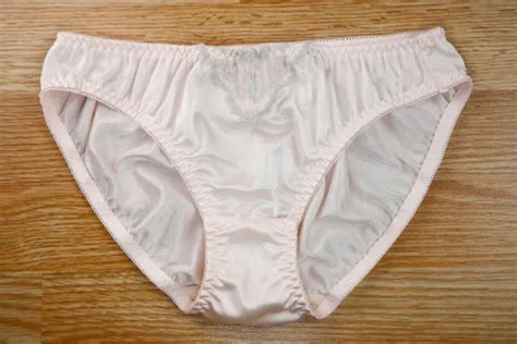 vintage japanese nylon shiny slippery pretty cute cream bikini panty size medium 15 18 picclick