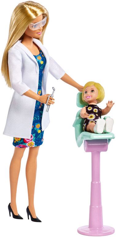 Barbie Coffret De Jeu Et Poupée Dentiste Toys R Us Canada