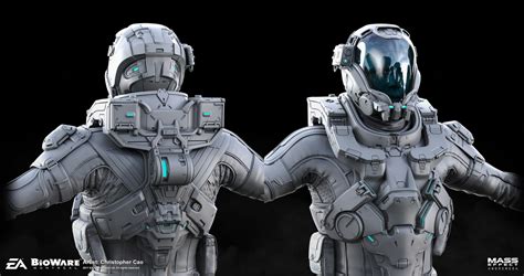 Christopher Cao Mass Effect Andromeda Deepspace Armor Set Highres