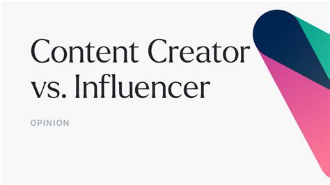 Content Creators Vs Influencers