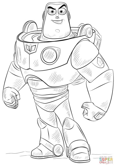 Buzz Lightyear Coloring Page Free Printable Coloring Pages