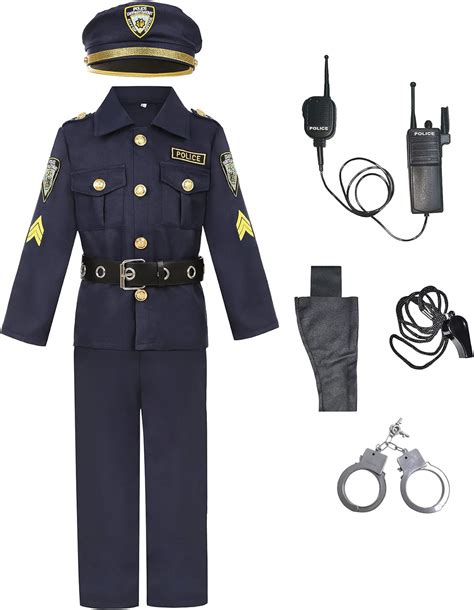 Buy Neilyoshop Police Costume For Boys Kids Uniform Cop Costume