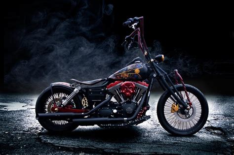 Harley davidson softail fat boy custom milwaukee eight by rick's motorcycles. Harley-Davidson Harley-Davidson Dyna Street Bob Dark ...