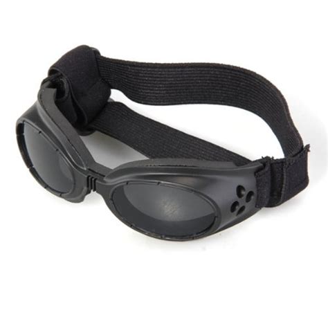 Sodialr Black Framed Pet Puppy Dog Uv Protection Doggles Goggles