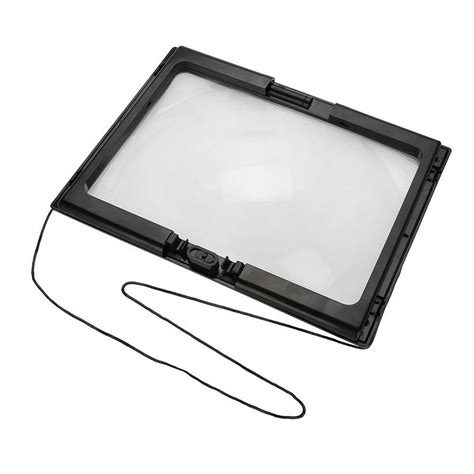lafgur reading magnifying glass reading magnifier foldable ultrathin a4 full page magnifying