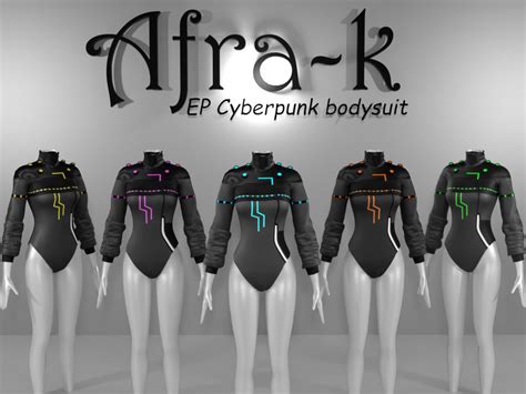 The Sims Resource Cyfi Ep Cyberpunk Bodysuit