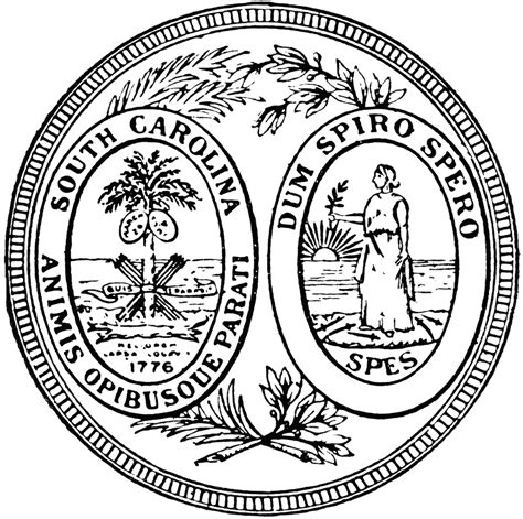 Seal Of South Carolina Clipart Etc