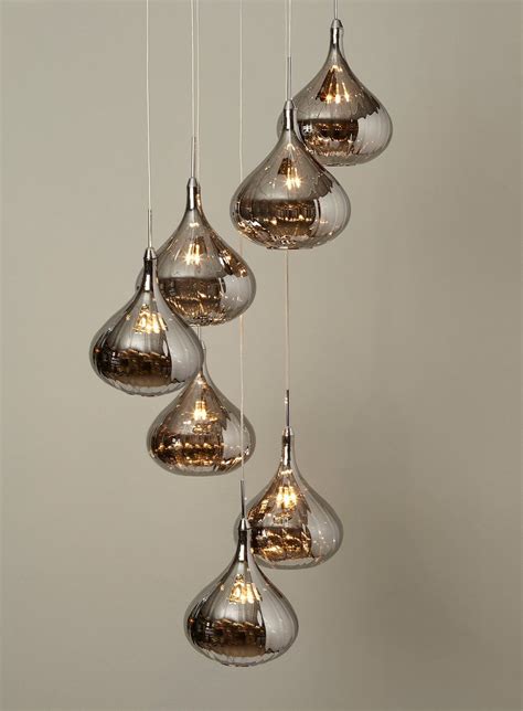 Leah Smoked Cluster Hanging Lamp Design Crystal Pendant Lighting Cluster Pendant Lighting