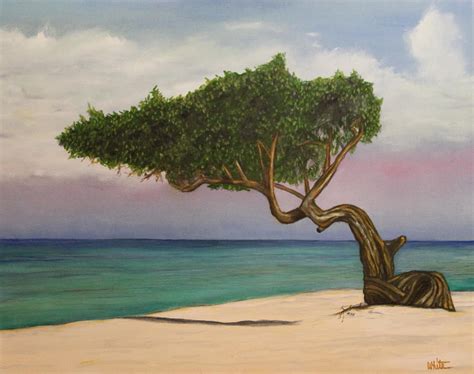 National Tree Aruba Painting By Donald W White