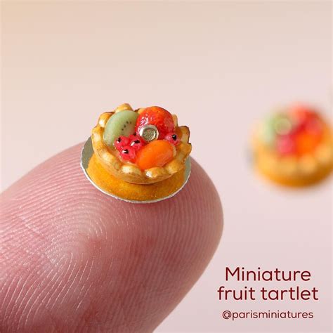 Paris Miniatures On Instagram “miniature Fruit Tartlet So Cute You Can Now Get These In My