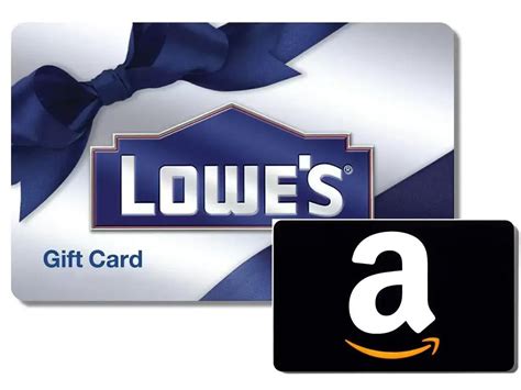 Lowes Gift Card With Amazon Gift Card Deals