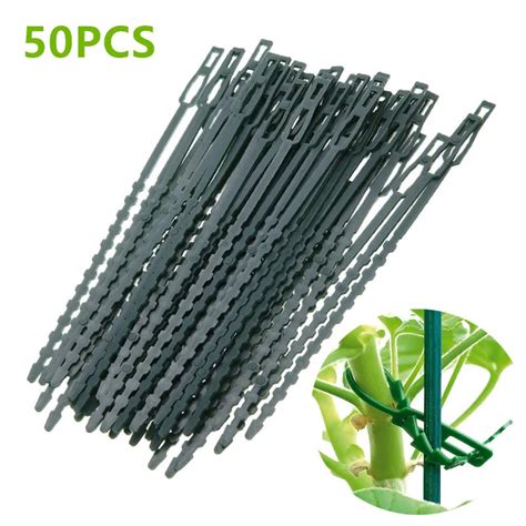 50pcs Adjustable Garden Plants Vines Twist Cable Ties Reusable Tree