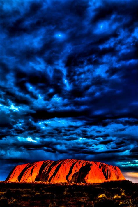 Uluru Sunset A Natural Wonder In Australia