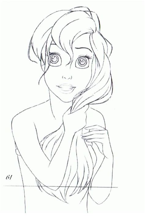 Ariel Glen Keane Character Drawing Drawing Examples Disney Drawings